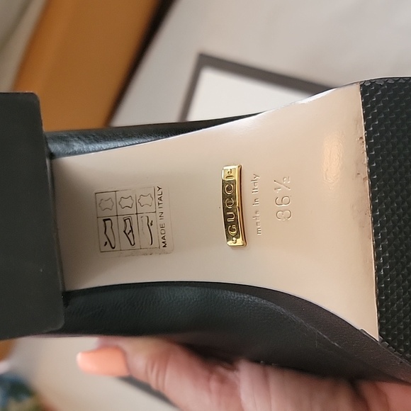 GUCCI HORSEBIT BUCKLE 3' PLATFORM  36.5 - Picture 9 of 15